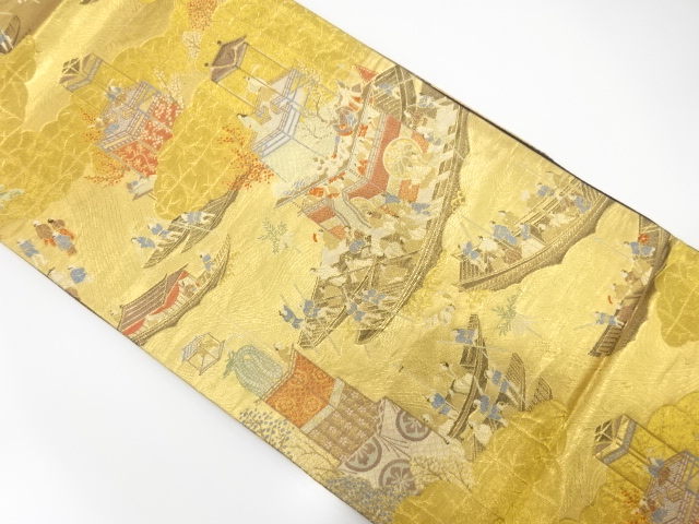慶祥夢絵巻紋織り出し袋帯